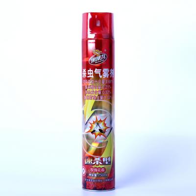 750ML Laser Quick Kill Insecticide Aerosol (Rose)